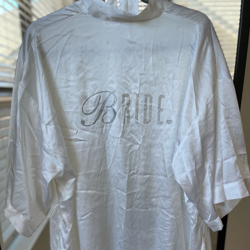 Traditional VS Bride silk robe